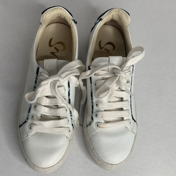 Sophia Webster white leather butterfly trainer sneakers - Picture 7 of 11